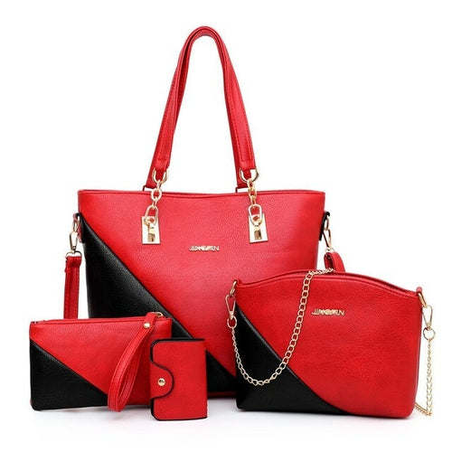 Composite Bag for Women Handbag Set 4 Pcs/Set Handbag Women Shoulder