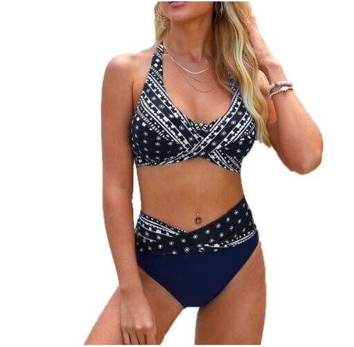 Geometric Print Bikini Set