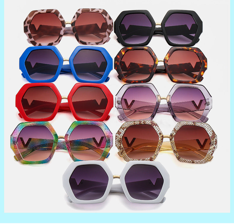 Ladies Sunglasses Fashion Irregular Sunshade Sunglasses