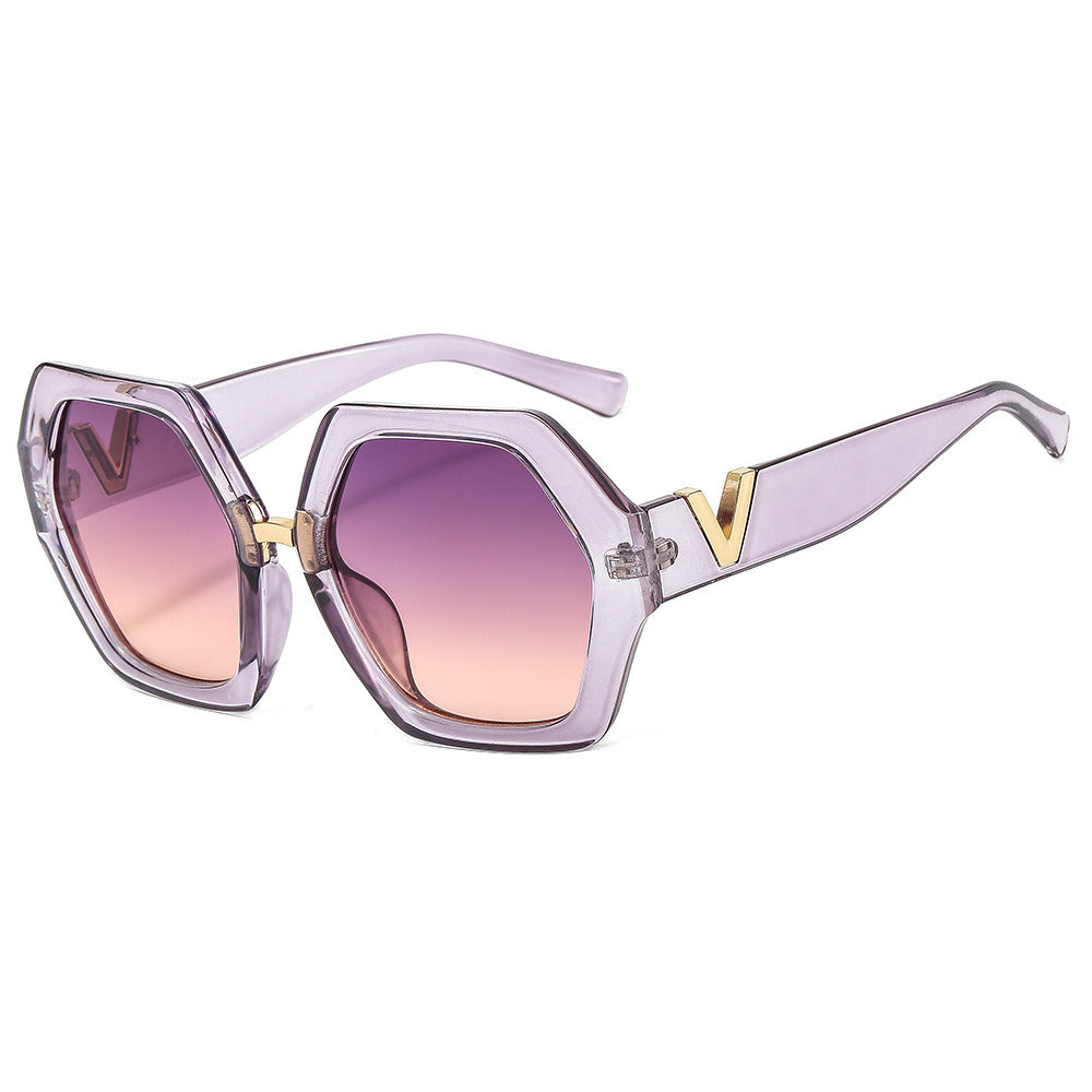 Ladies Sunglasses Fashion Irregular Sunshade Sunglasses