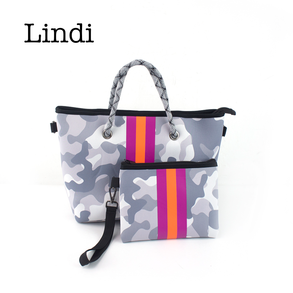 Neoprene Handbag & Wristlet